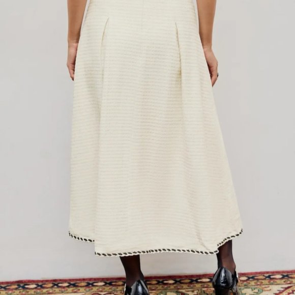 Cider 2 PC Tweed Corset and Midi Skirt Set - Picture 14 of 16